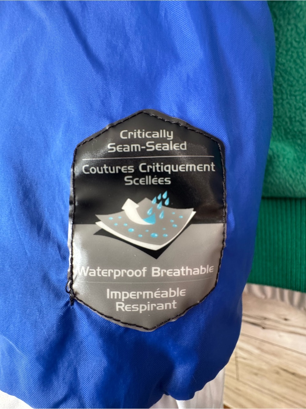 Vintage Columbia Bugaboo 3-in-1 Interchange
Jacket Women's M White Blue Green Fl - Picture 15 of 15